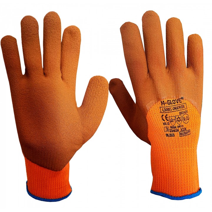 M-GLOVE L3001 ORANGE 2242X X2X